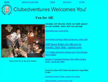 Tablet Screenshot of clubedventures.com